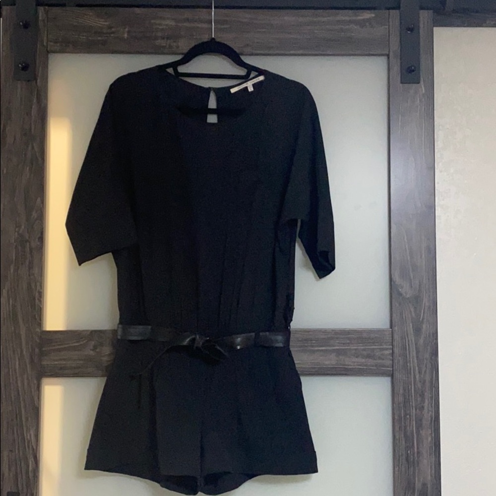 Collective Concepts black romper with belt